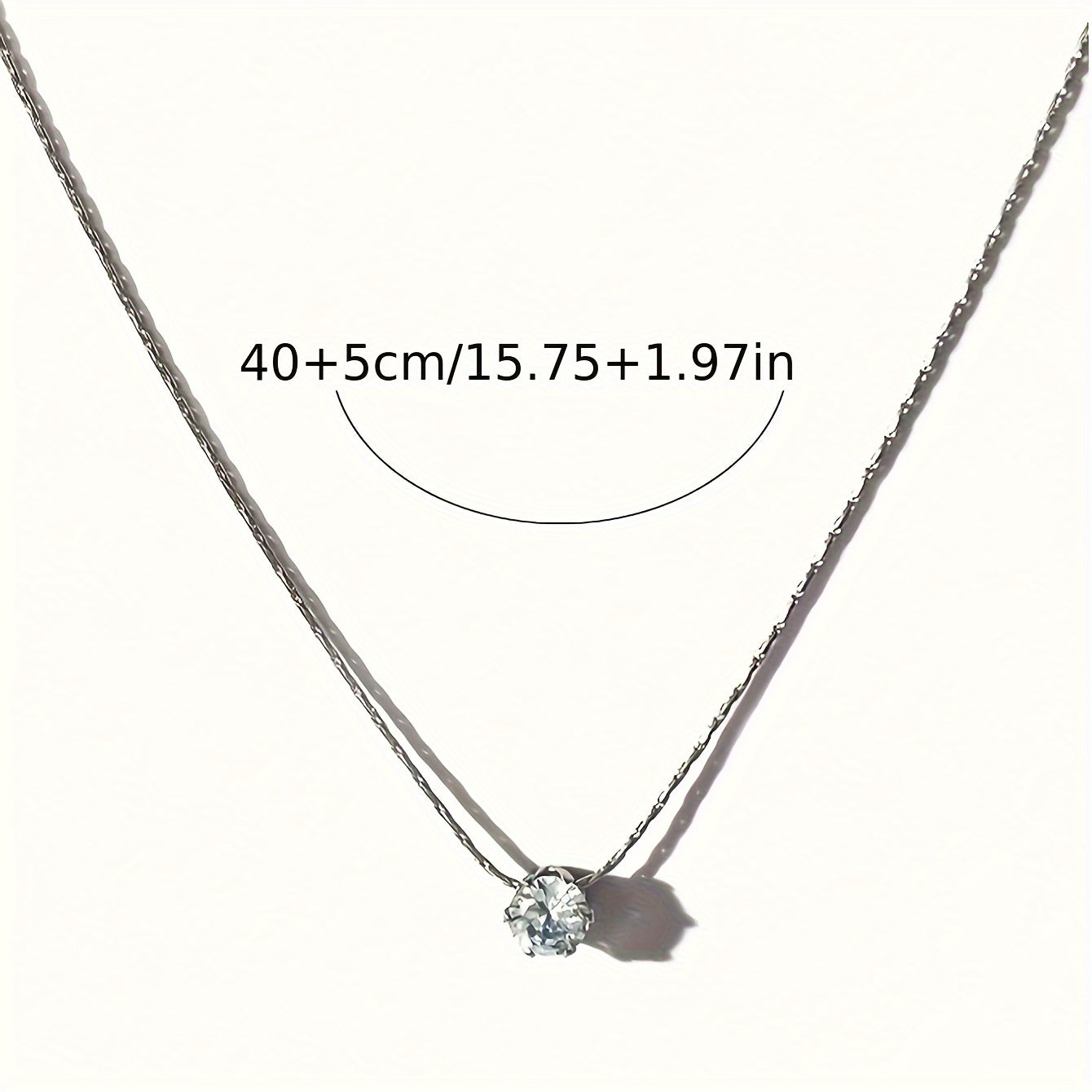 Einzigartige goldene Strass-Anhänger-Halskette im europäischen Stil für Frauen