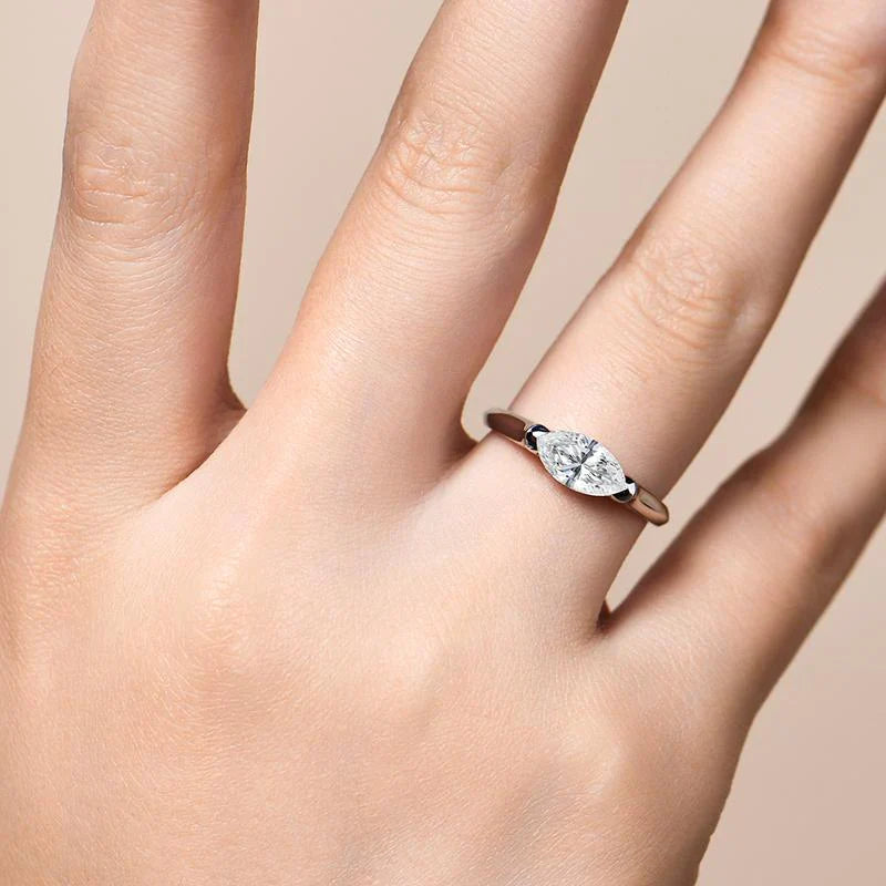 Hailey Playa Dünner Ring | Gold