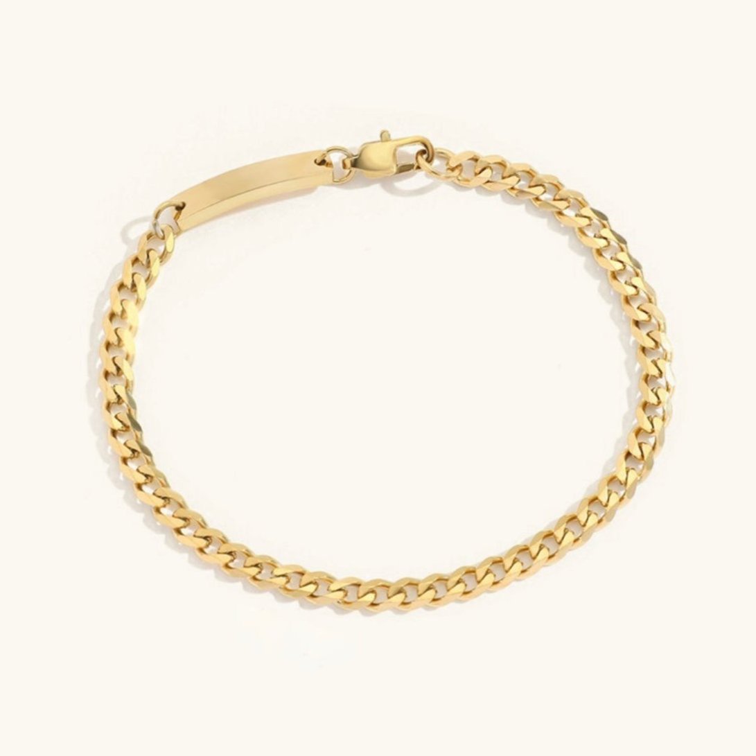 Rosmarin Goldkettenarmband
