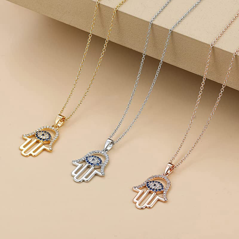 Die Alina Hamsa Halskette in Silber - Zeitlose Eleganz und Schutz