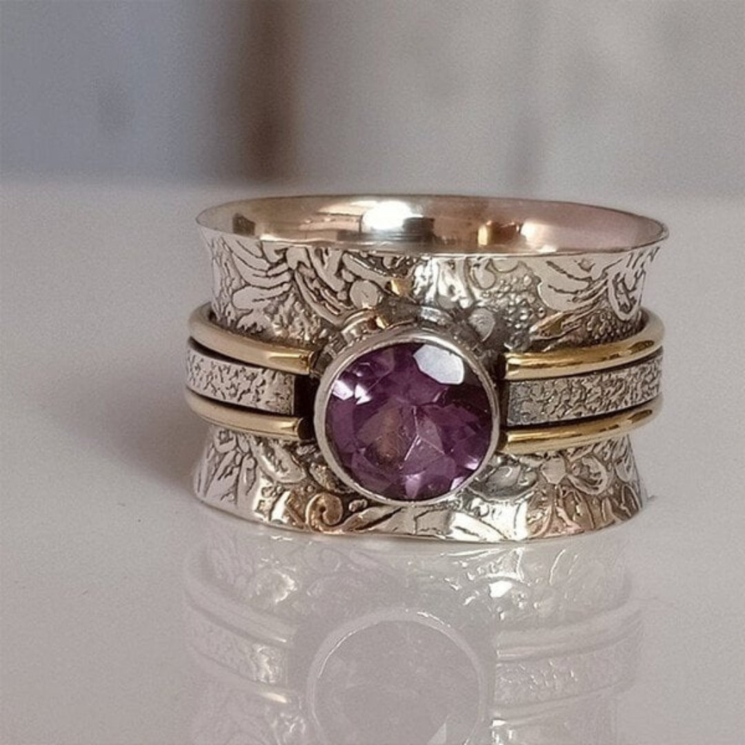 Boho-Meditationsring mit Kristall