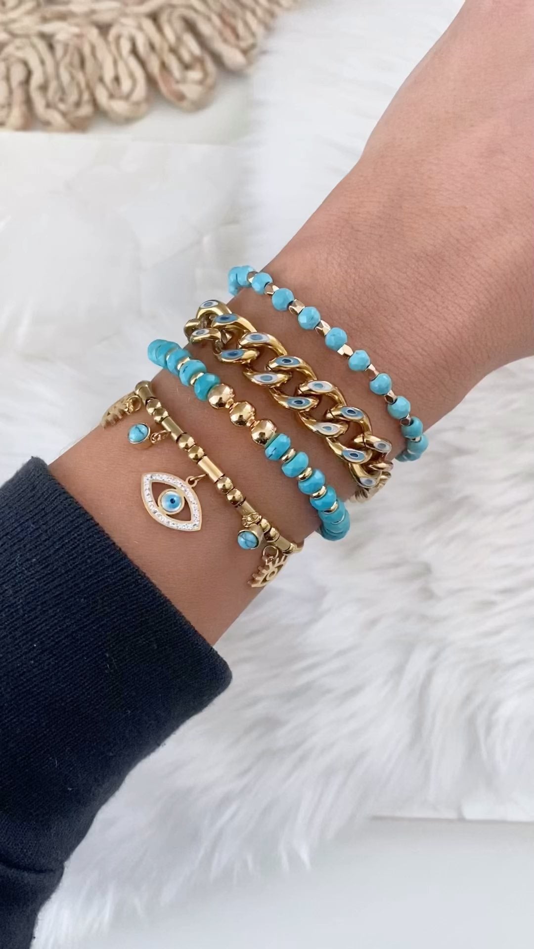 Das Celeste Evil Eye-Armband - Schutz mit Stil