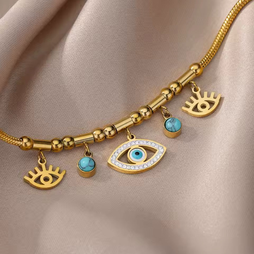 Das Celeste Evil Eye-Armband - Schutz mit Stil