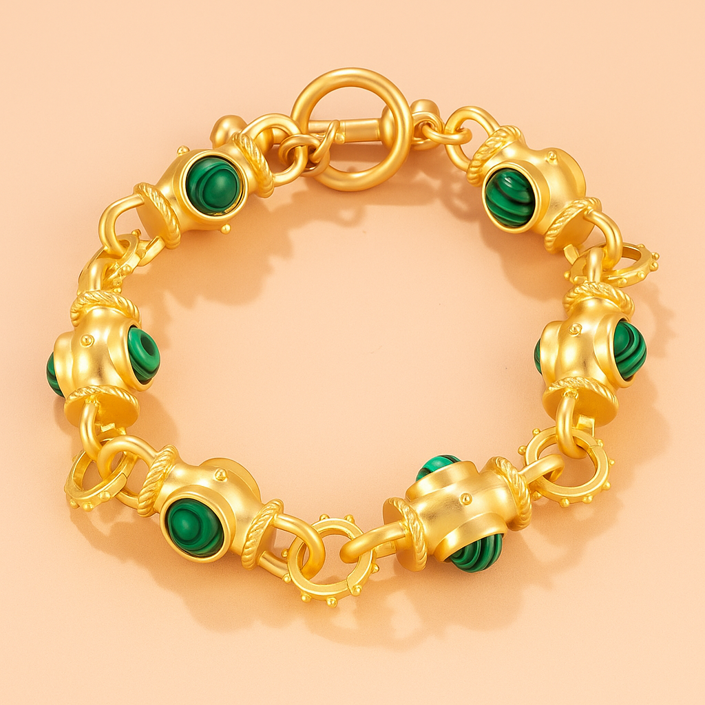 Boho-Türkis-Gliederarmband