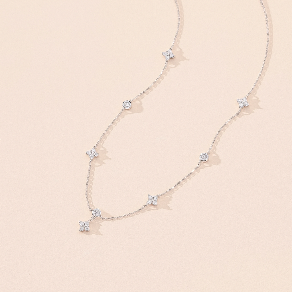 Runde Gliederkette Halskette