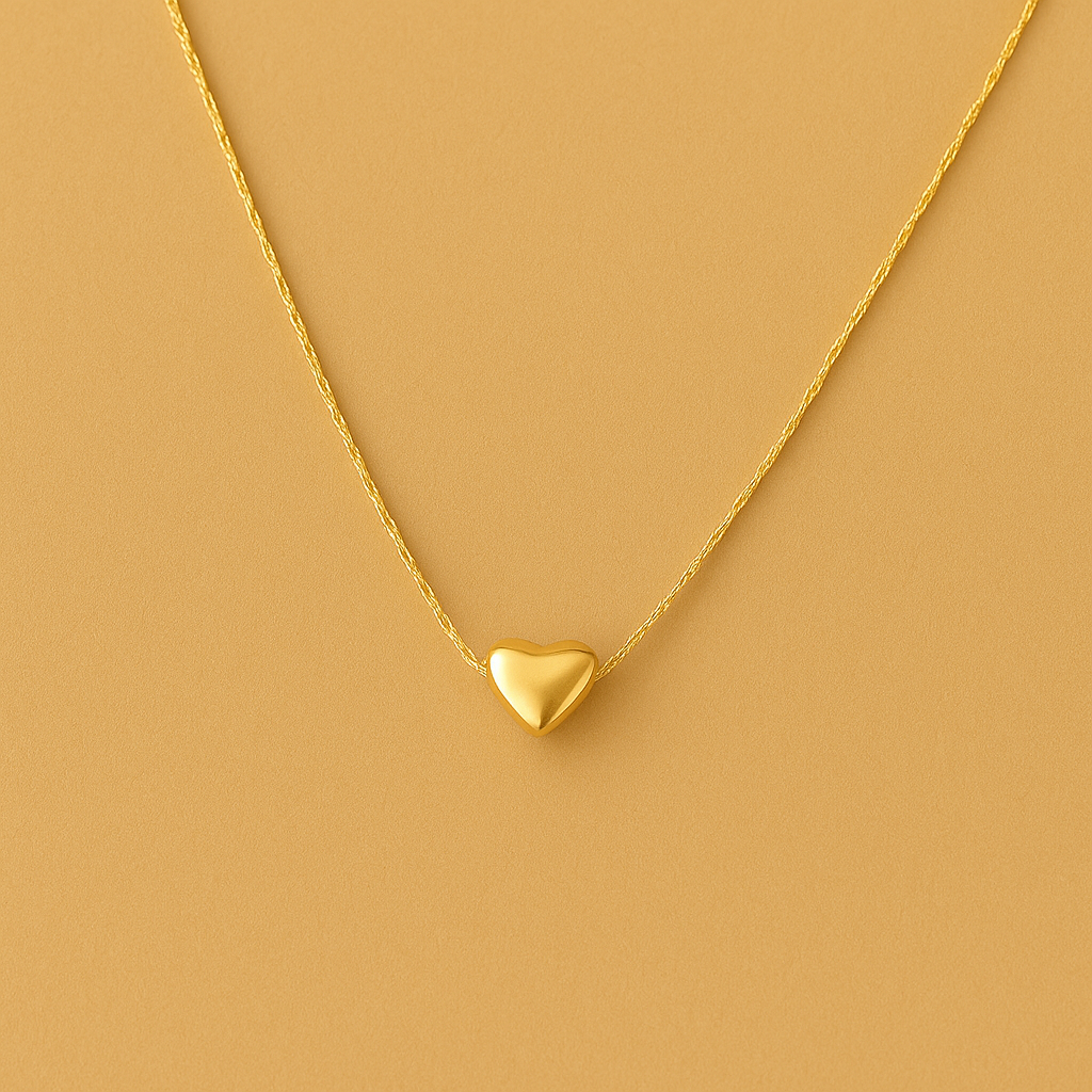 Eleganter Herz-Anhänger Halskette