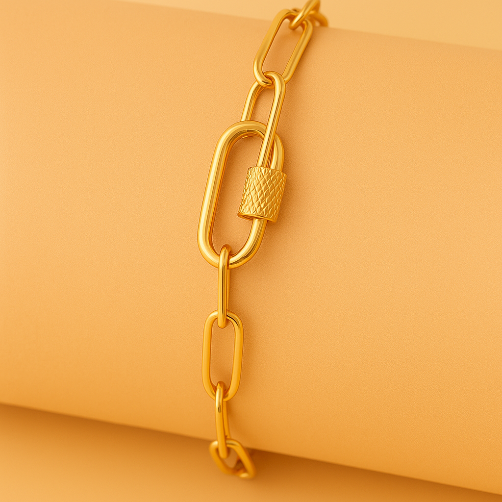 Elegantes Damenarmband mit Intarsien - Minimalistischer Stil