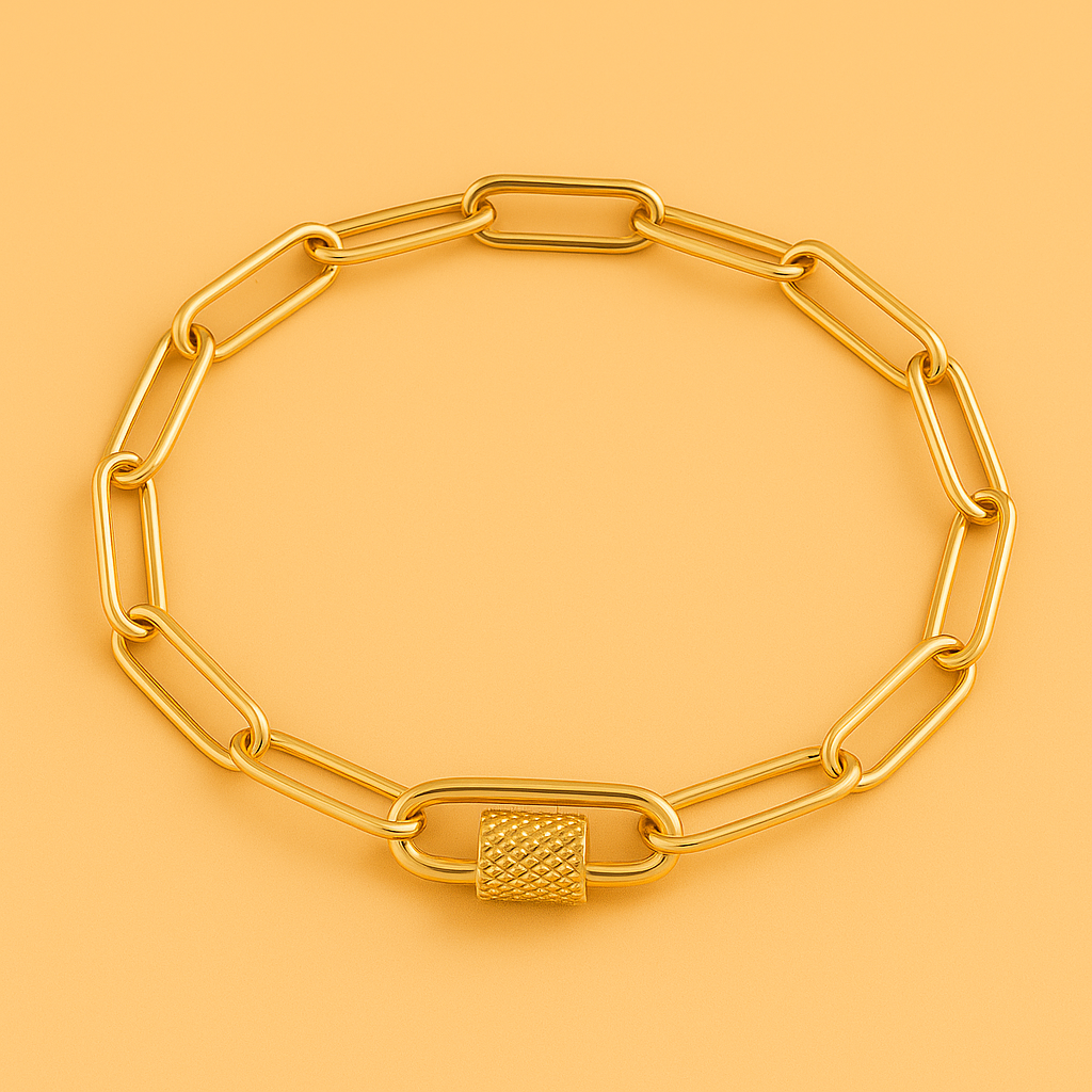 Elegantes Damenarmband mit Intarsien - Minimalistischer Stil