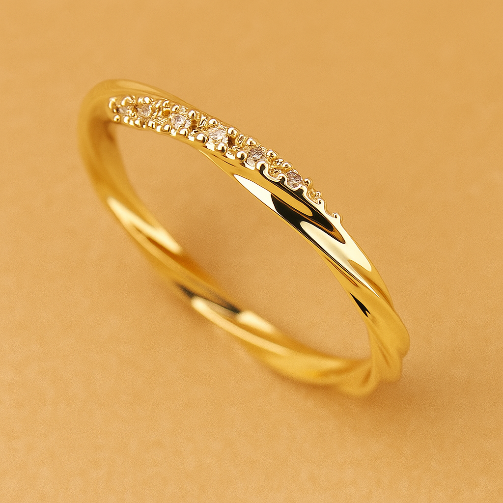 Einzigartiger und eleganter Damenring - einfaches und modisches Statement