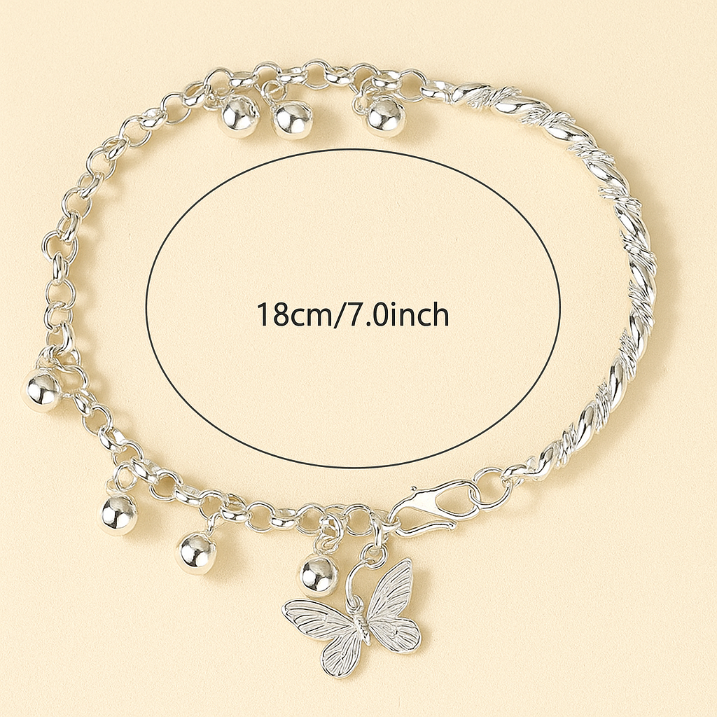 Schmetterlingsglocken-Armband - Wald-inspiriert und elegant