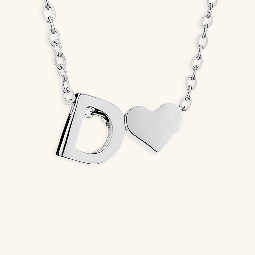 Ria Initial Letter Gold Halskette