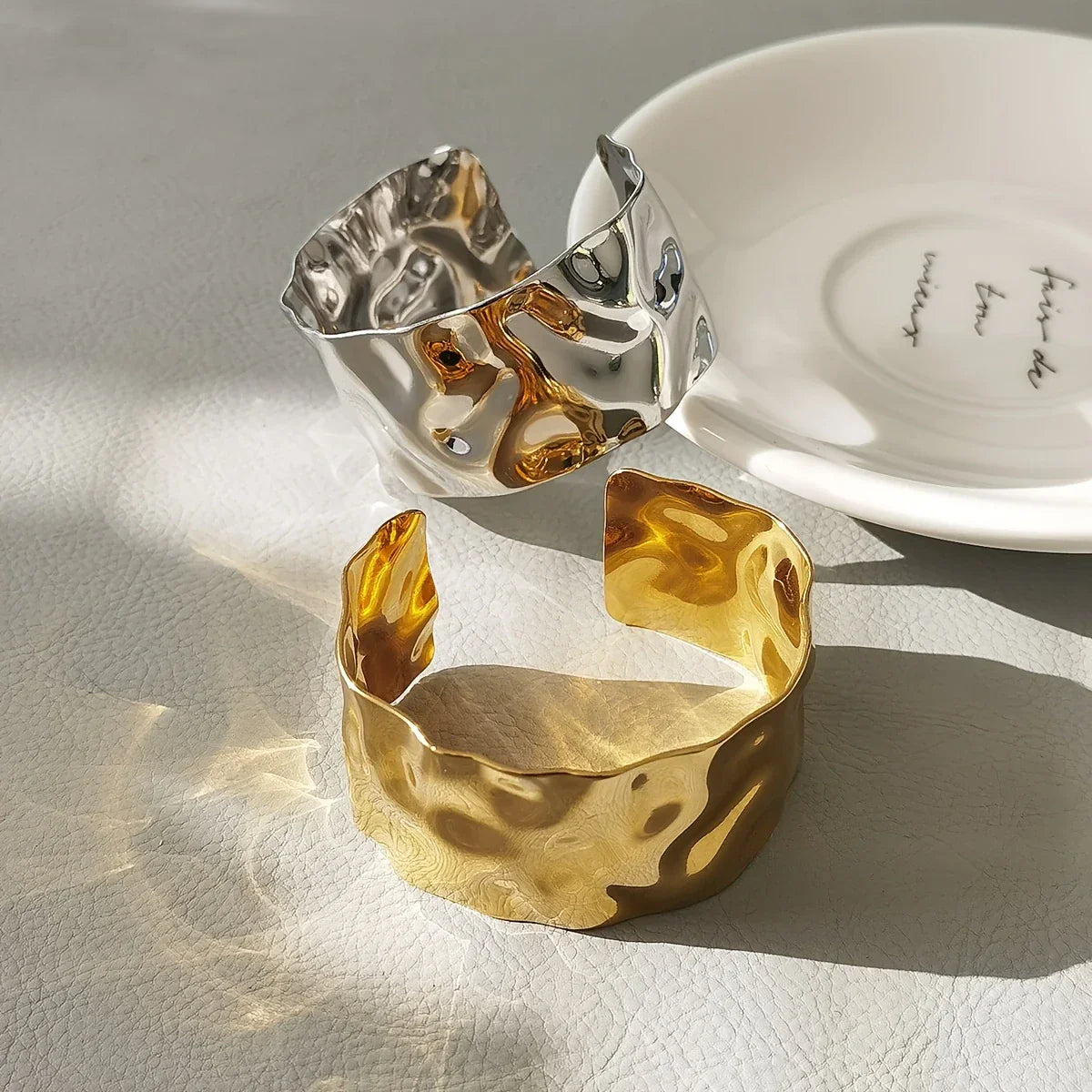 Diana Manschetten - vergoldet