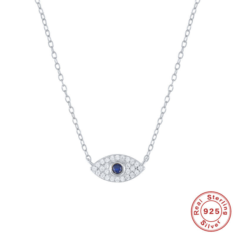 Elody Evil Eye Halskette - Silber