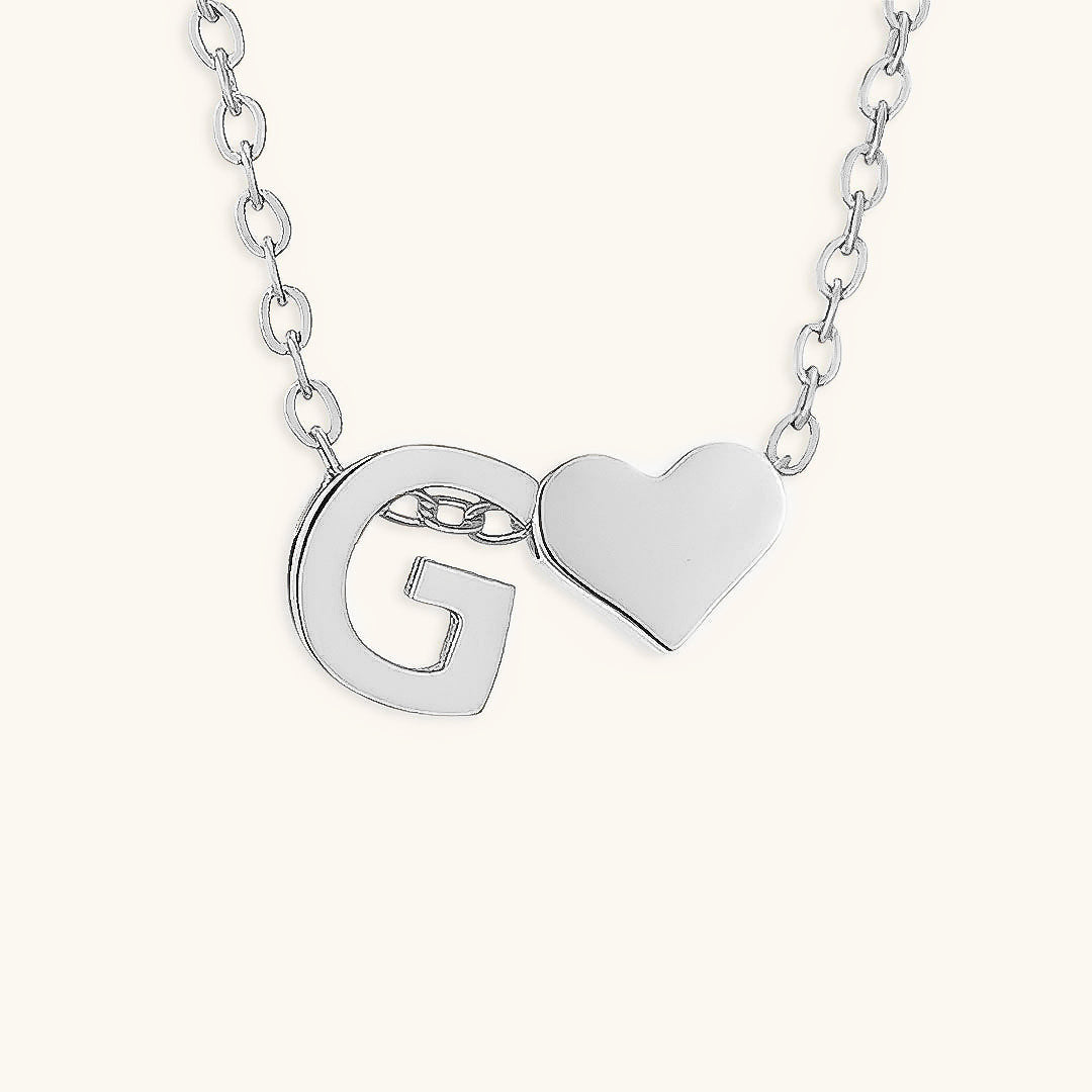 Ria Initial Letter Gold Halskette