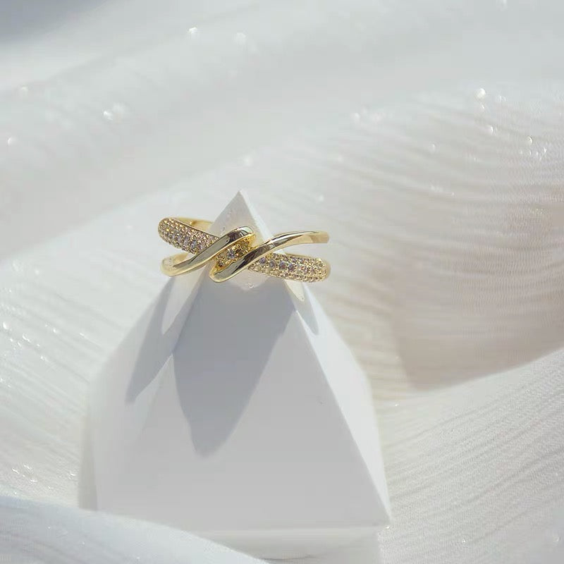 Personalisierter geometrischer verstellbarer Ring