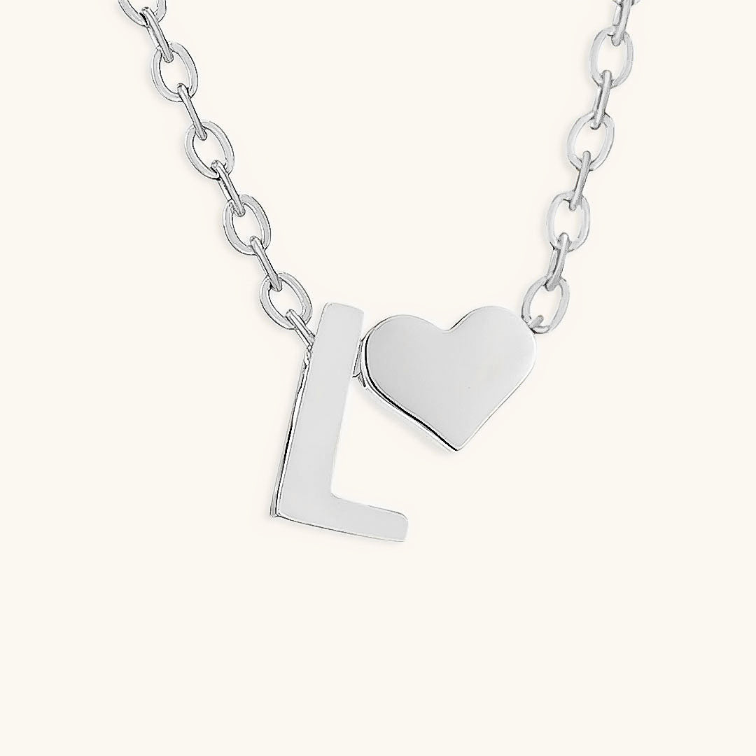 Ria Initial Letter Gold Halskette