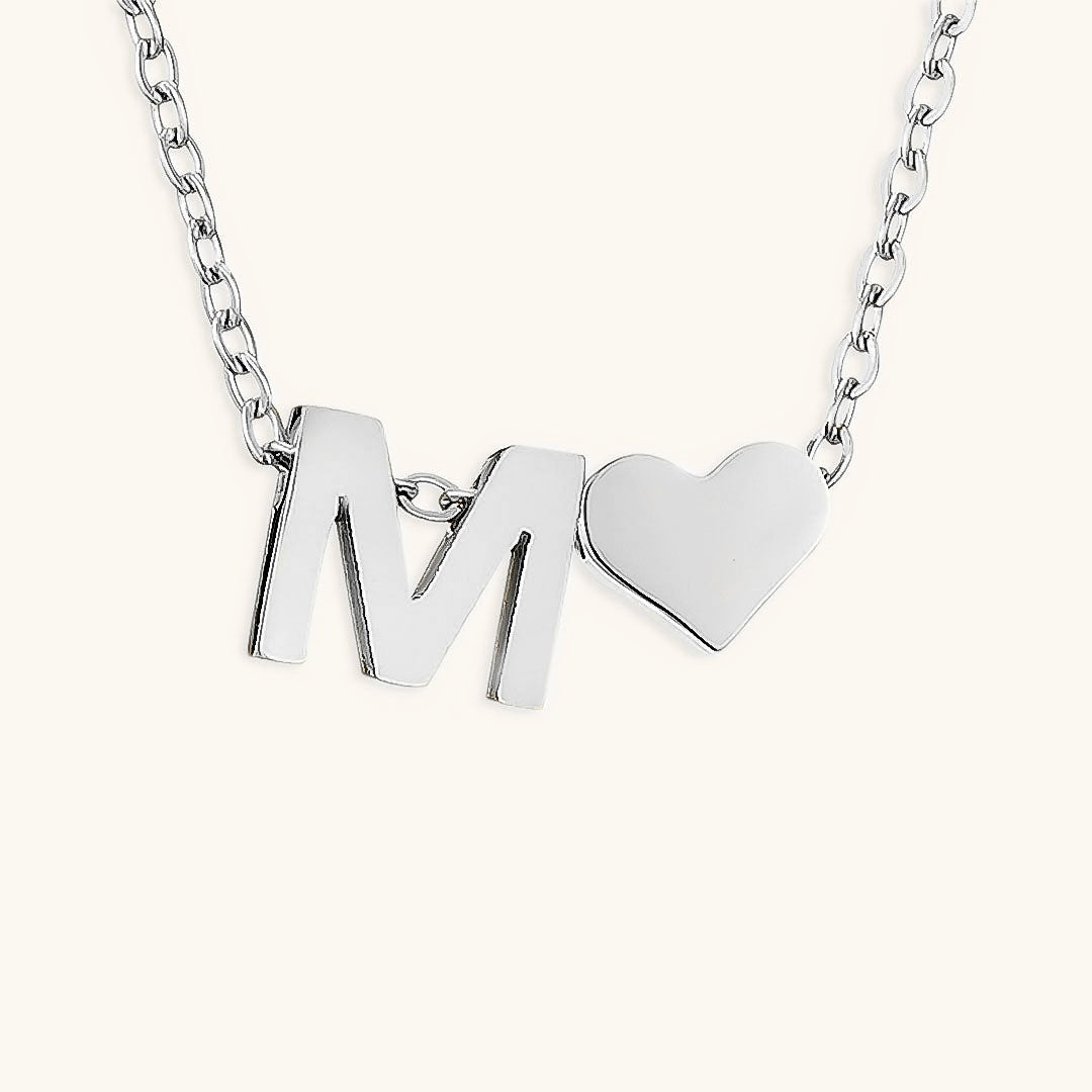Ria Initial Letter Gold Halskette
