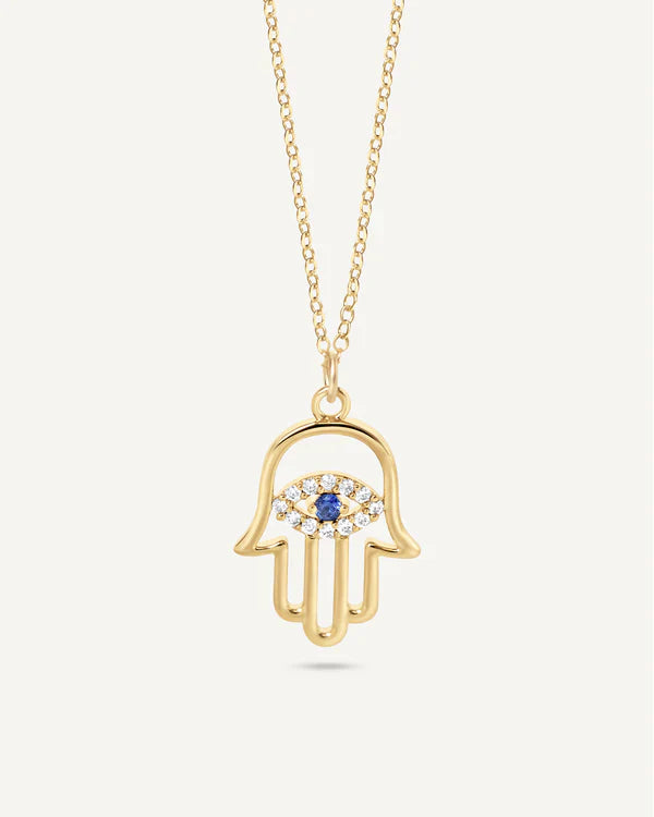 Die Alina Hamsa Halskette in Gold - Zeitlose Eleganz und Schutz