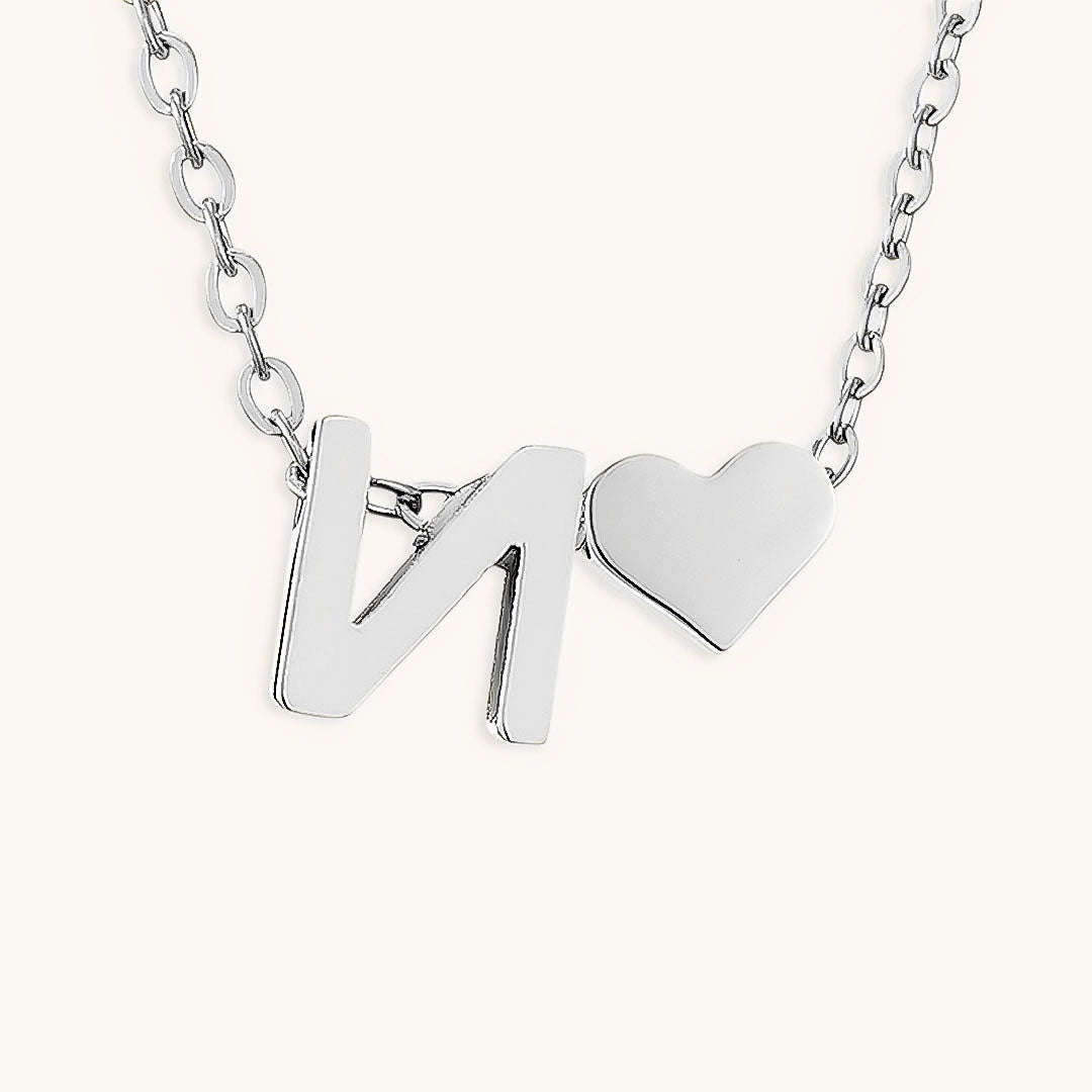 Ria Initial Letter Gold Halskette