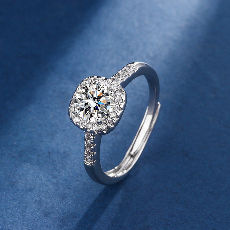 Aria Quadrat Radiant Set | Weißgold