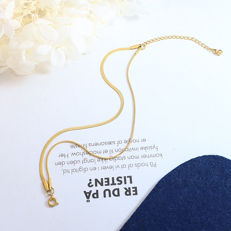 Classia Doppellagiges Goldarmband