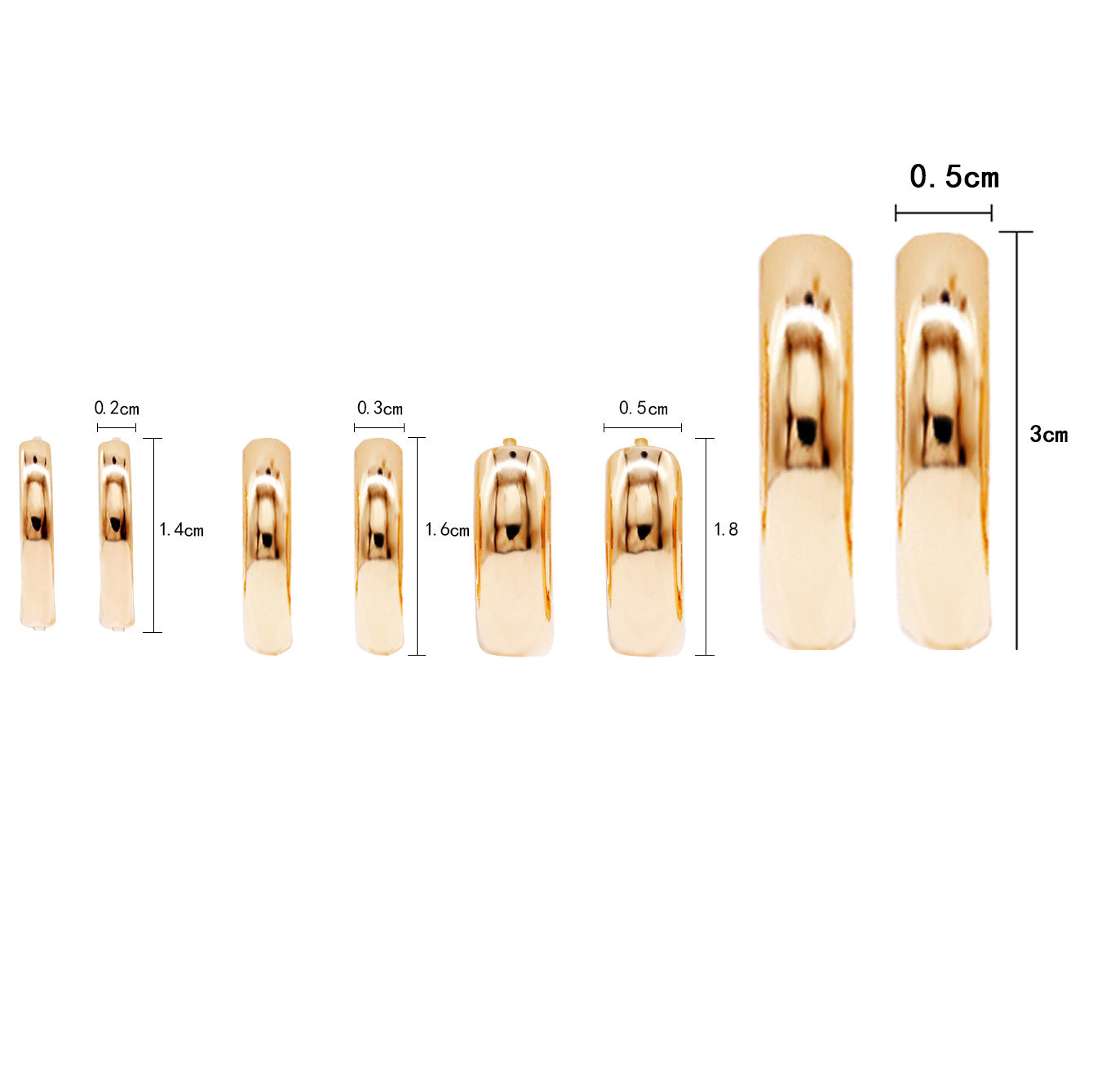 Aurelia Goldreifen-Ohrringe