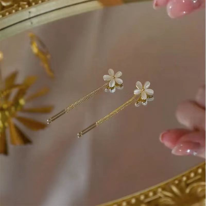 Florale Rest-Ohrringe