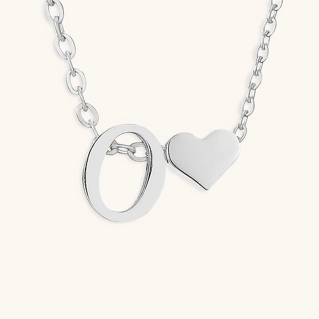 Ria Initial Letter Gold Halskette