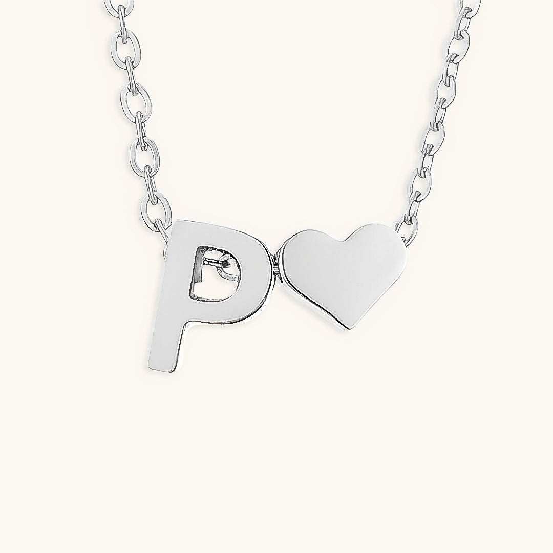Ria Initial Letter Gold Halskette