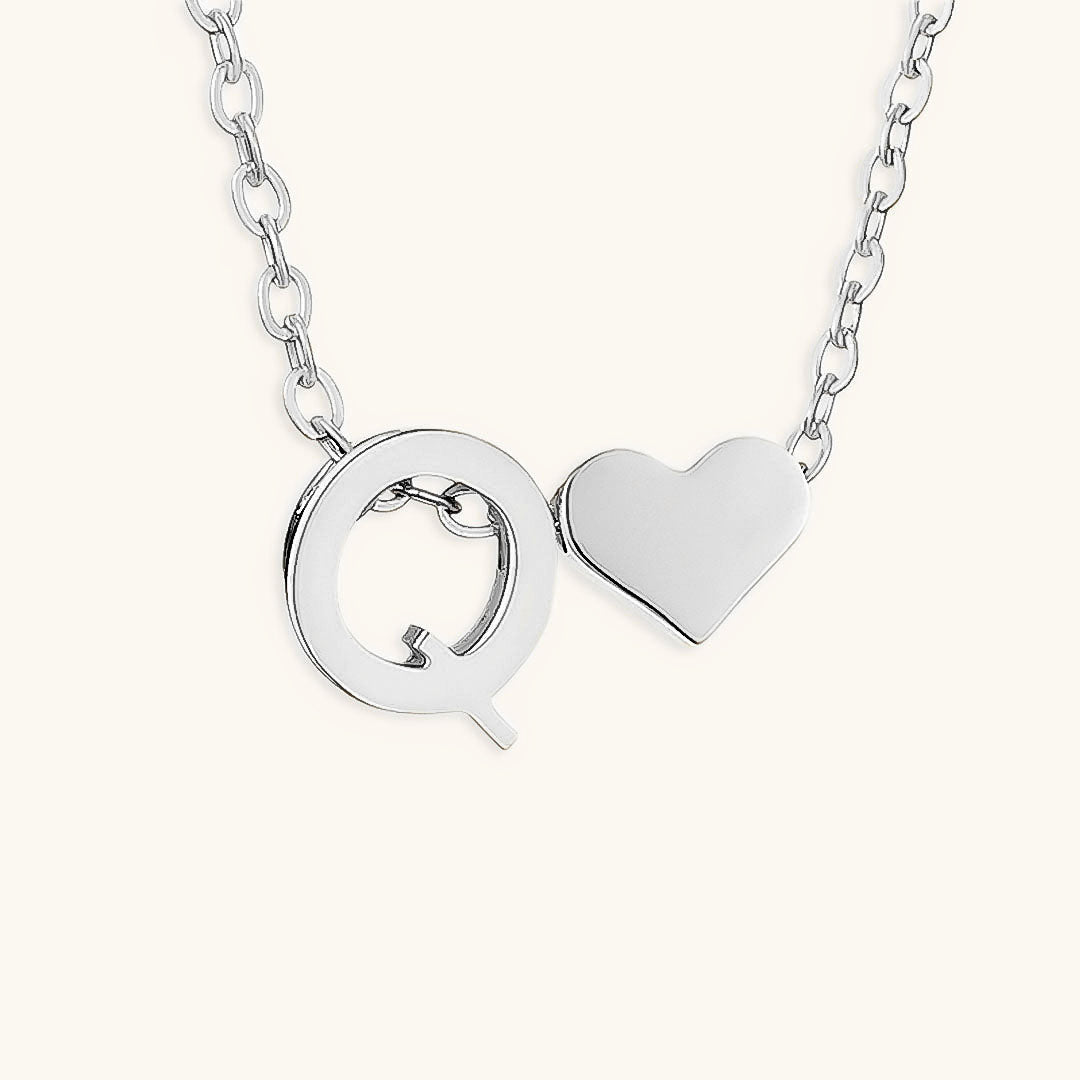 Ria Initial Letter Gold Halskette
