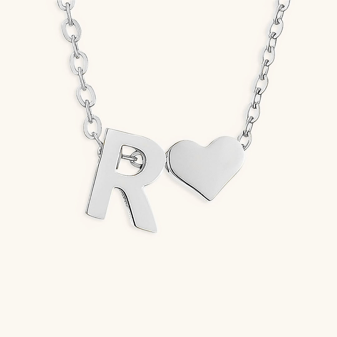 Ria Initial Letter Gold Halskette