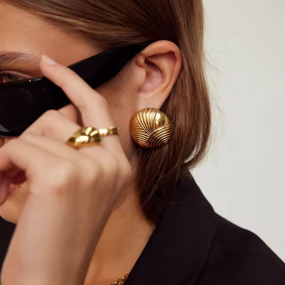 Susie-Ohrringe - vergoldet