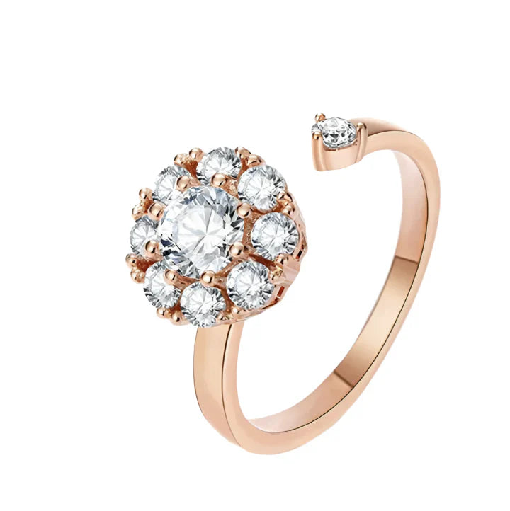 Aurea Fidessa Ring | Weißgold
