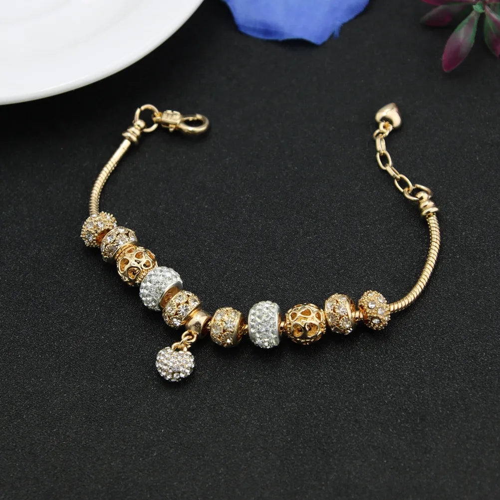 Bedelarmband met Hartvormige Hanger