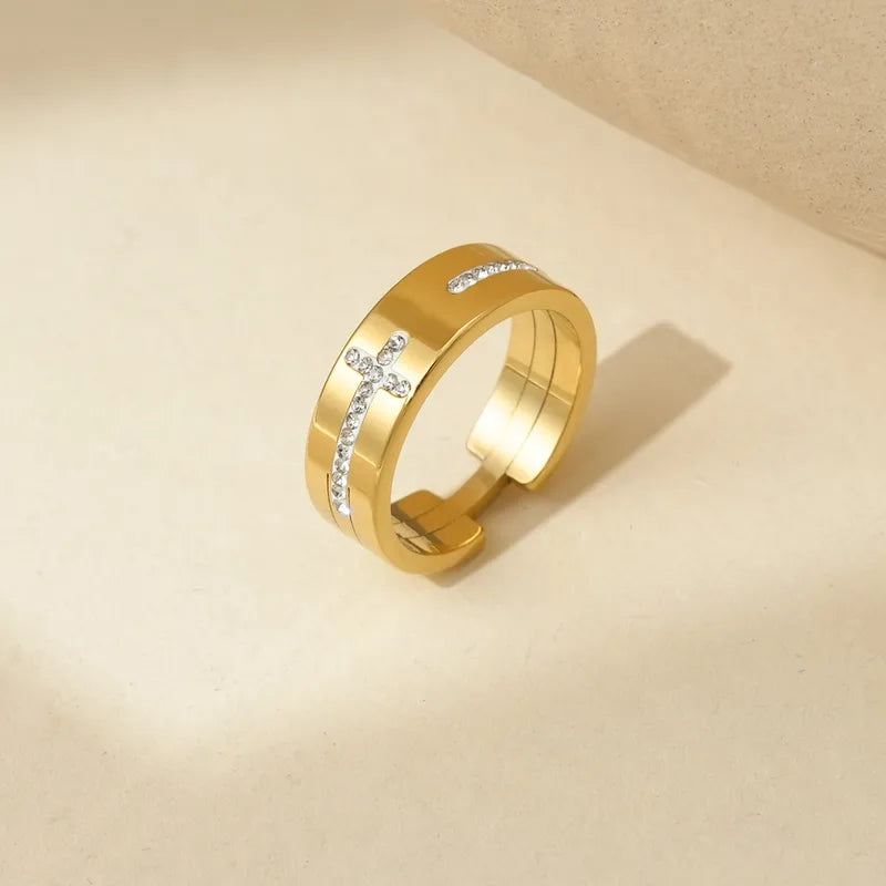 Glaube Kreuz Ring