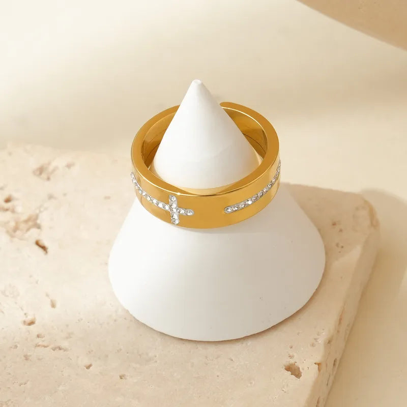 Glaube Kreuz Ring