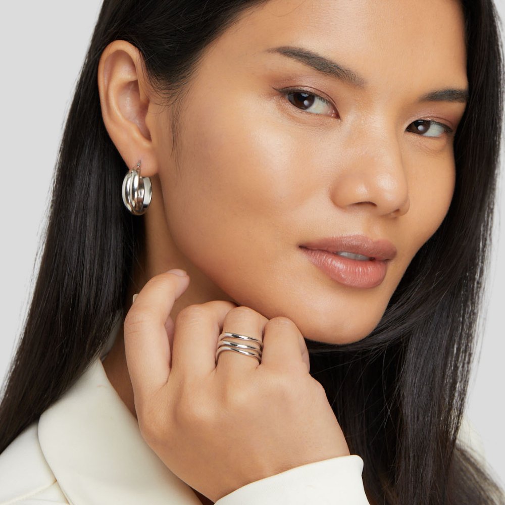 Kiya Schicht Silberring