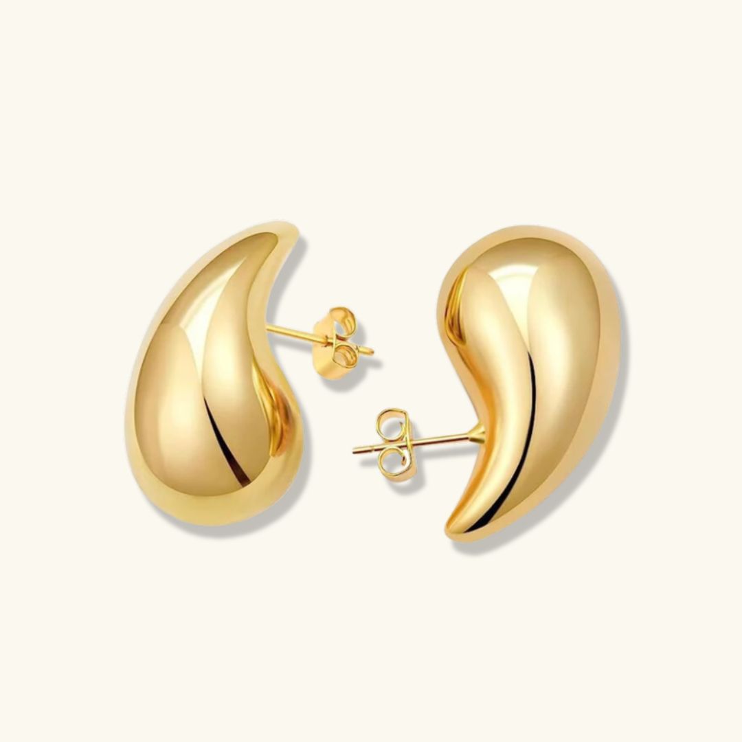 Sandra Teardrop Gold-Ohrringe