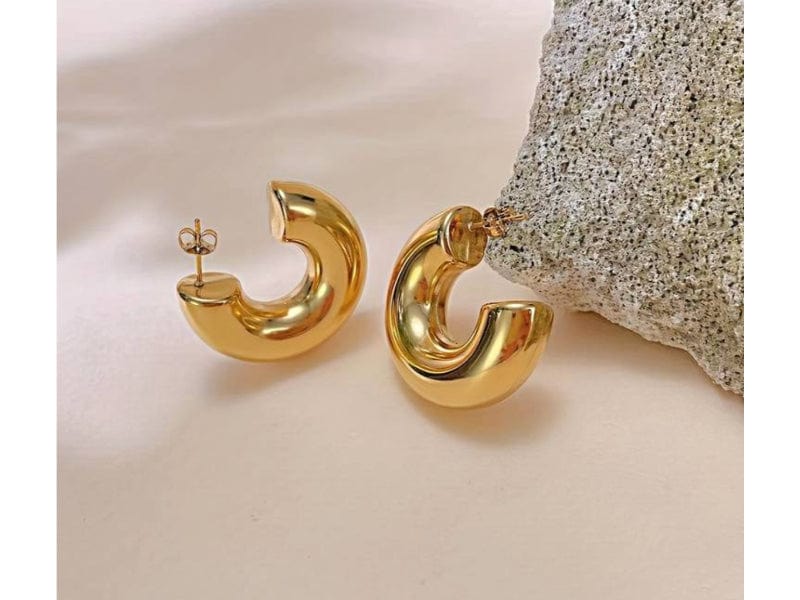 Gänseblümchen-Ohrringe | Vergoldet