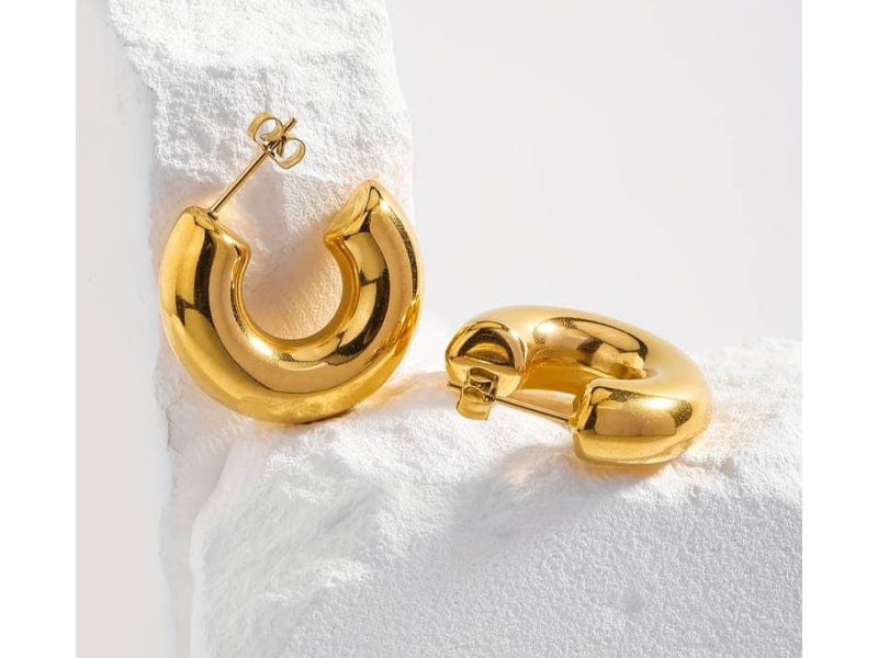 Gänseblümchen-Ohrringe | Vergoldet