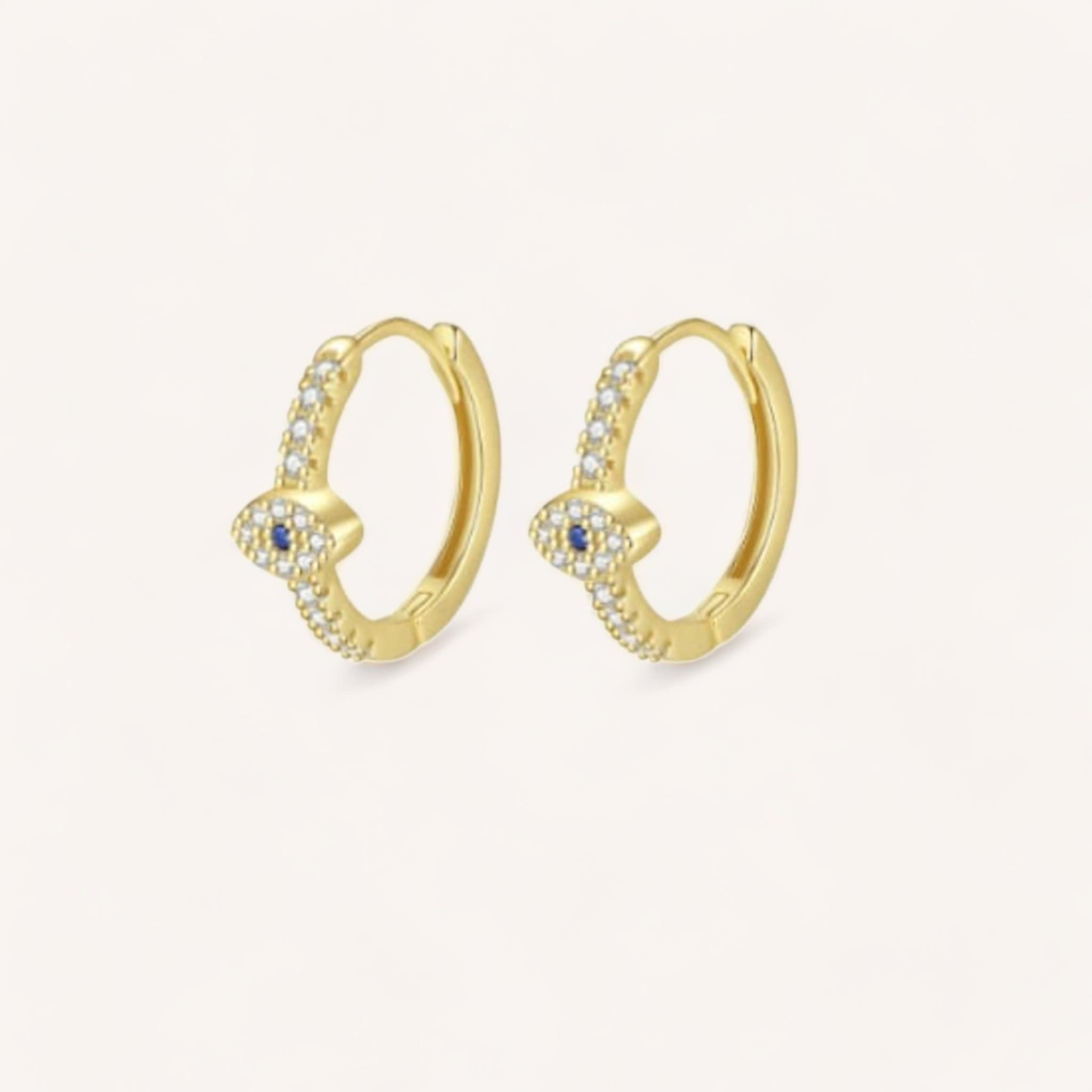 Mini Evil Eye Handschellen | Vergoldet