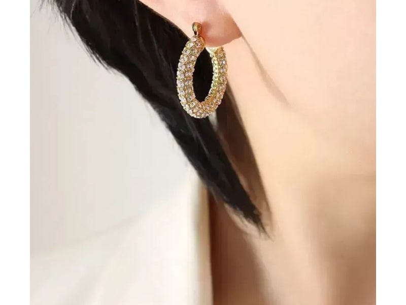 Zara Hoop Ohrringe | Vergoldet