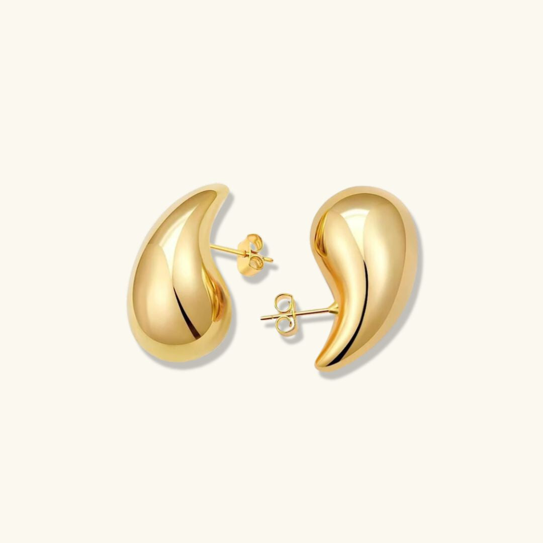 Sandra Teardrop Gold-Ohrringe