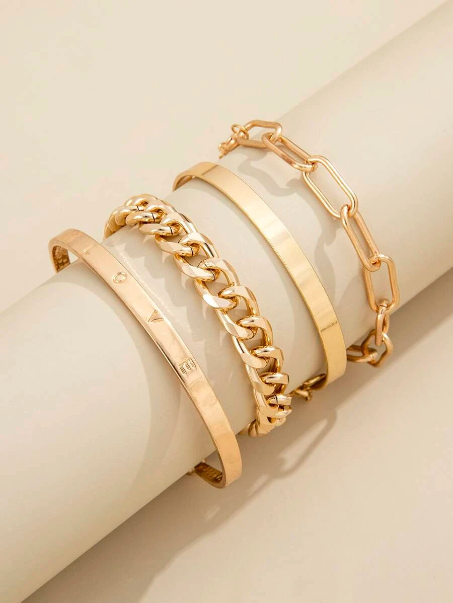 4-teiliges Deja-Armband-Set