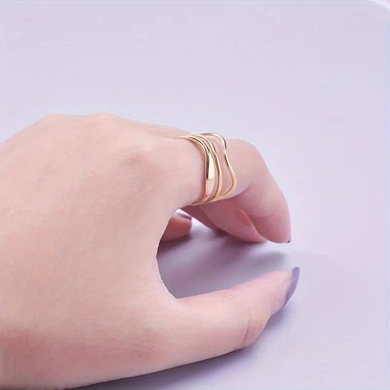 Neo Wave Ring - Gold