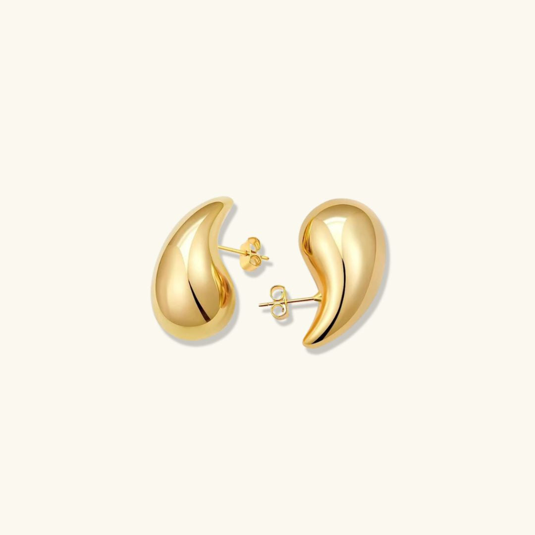 Sandra Teardrop Gold-Ohrringe