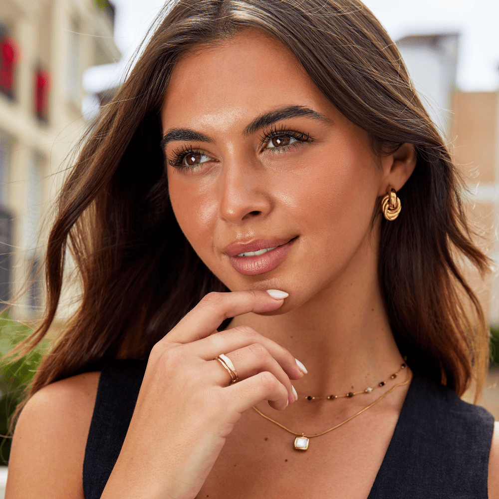 Sofia – Gedrehte Silberne Creolen