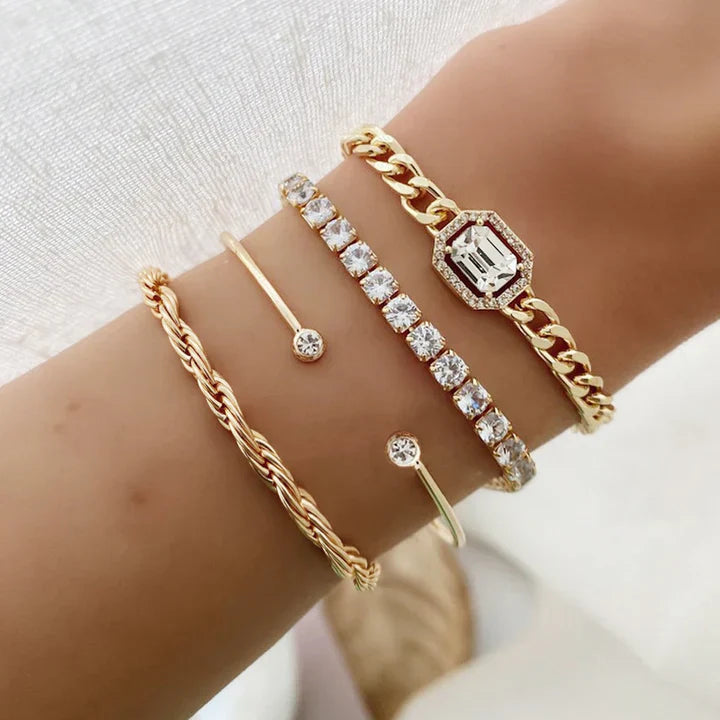 Domitia Calvina Armbandset | Weißgold